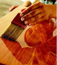 wood staining and refinsihing by house painter westchester county NY